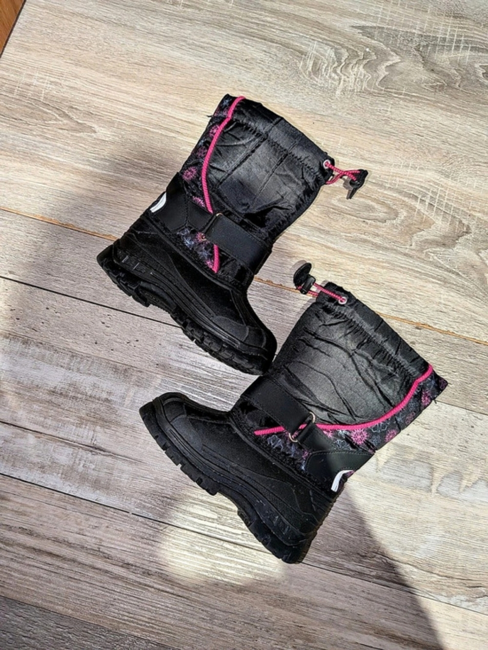 Northland Black & Pink Kids Winter Boots